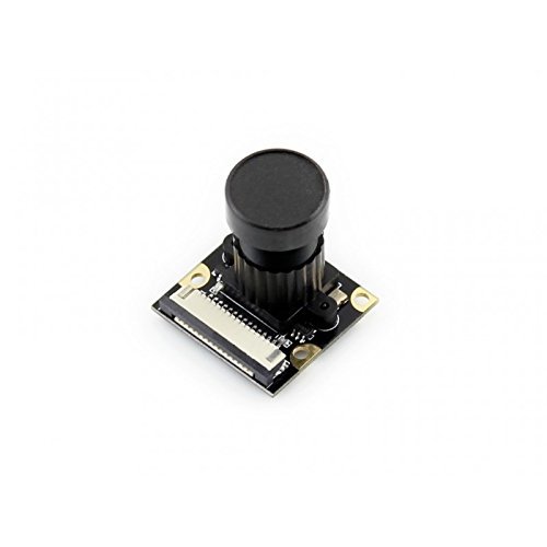 Waveshare Raspberry Pi Camera (F) Night Vision Camera Adjustable-Focus Module 5MP OV5647 Webcam Video 1080p for Raspberry-pi 3 Model B/ 2 B/B+