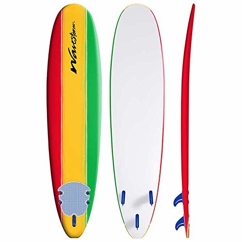 Wavestorm™ 8' Pinstripe Graphic Classic Surfboard