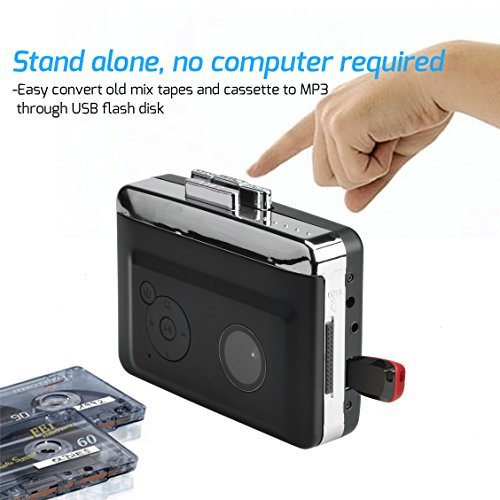 WeRecord Direct-To-MP3 Cassette Converter - Transfer your cassette tapes directly to MP3 - No PC or software required