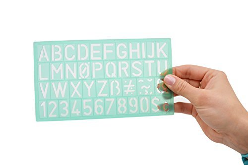 Westcott Letter Stenciling Guides (4 sizes)