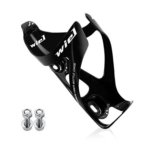 Wiel Full Carbon Fiber Bicycle Bike Light Drink Water Bottle Cage Holder