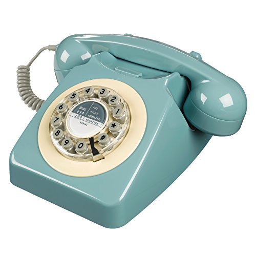 Wild Wood 746 Phone Retro Design, French Blue