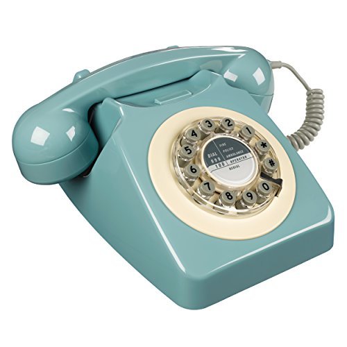 Wild Wood 746 Phone Retro Design, French Blue
