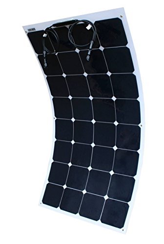 WindyNation 100W 100 Watt 12V Bendable Flexible Thin Lightweight Solar Panel Battery Charger w/ Power Sunpower Cells for RV, Boat, Cabin, Off-Grid