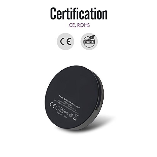 Wireless Charger, iMuto Mini Wireless Charging Pad for Samsung Galaxy S7 / S7 Edge / S6 / S6 Edge Plus / S6 Edge ,Nexus 4 / 5 / 6 / 7, Nokia Lumia 950xl and All Qi-Enabled Devices