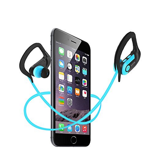 Wireless Headphones LGYYL Bluetooth Earbuds with Mic Best Sport Headsets Sweatproof Earphones Over Ear HD Stereo for Running Gym Workout Voice Prompt&Control Work 8Hours for iPhones Android Phones