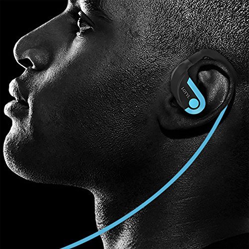 Wireless Headphones LGYYL Bluetooth Earbuds with Mic Best Sport Headsets Sweatproof Earphones Over Ear HD Stereo for Running Gym Workout Voice Prompt&Control Work 8Hours for iPhones Android Phones