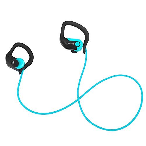 Wireless Headphones LGYYL Bluetooth Earbuds with Mic Best Sport Headsets Sweatproof Earphones Over Ear HD Stereo for Running Gym Workout Voice Prompt&Control Work 8Hours for iPhones Android Phones