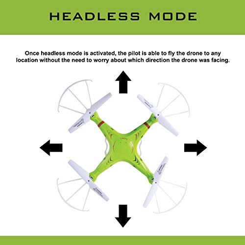 X5C RC Quadcopter Drone with 720p HD Camera and Headless Mode - 6 Axis Gyro RTF Includes EXTRA X5C RC Drone Battery to Double Flight Time