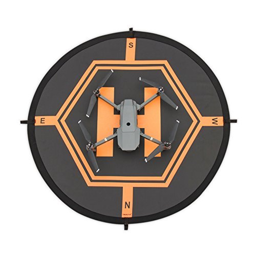 XBERSTAR Double Side Day&Night Foldable Apron Landing Pad for DJI Mavic Pro Inspire 1 Phantom4 3 Quadcopter RC Drone Portable Fast-fold launch helipad