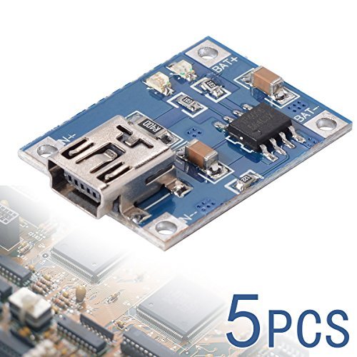 XCSOURCE 5X Mini USB 5V Micro USB1A Lithium Battery Charging Board Module Linear Charger Board TP4056 TE106