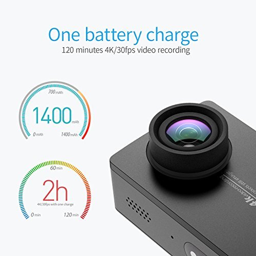 YI 4K Sports and Action Video Camera (US Edition) Night Black