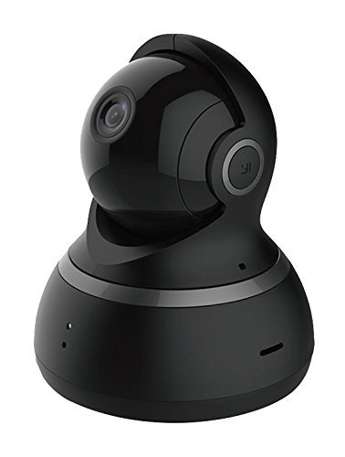 YI Dome Camera 1080p HD Pan / Tilt / Zoom Wireless IP Security Surveillance System Night Vision - Cloud Service Available (Black)