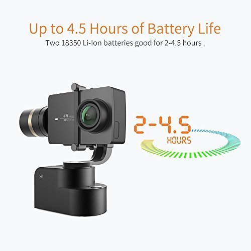 YI Gimbal 3-Axis Handheld Stabilizer for Yi Lite, 4K, 4K+ and other Action Cameras (Gimbal Only)