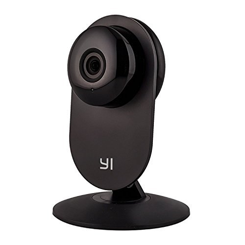 YI Home Camera, Wireless IP Video Suveillance System with Night Vision for Indoor Security, Nursery, Pet Monitor - Cloud Service Available (Black)