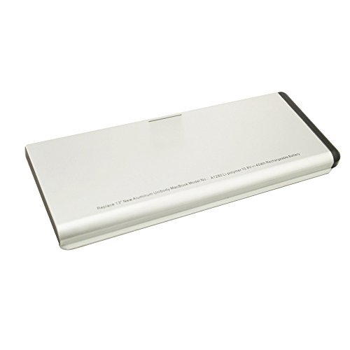 YTech A1280 High Replacement Battery for Apple Macbook 13-Inch 1278 A1280 Aluminum Unibody [2008 Version] MB771LL/A MB467LL/A MB466LL/A [Li-Polymer 6-cell 45Wh]