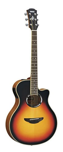 Yamaha APX500III Thinline Cutaway Acoustic-Electric Guitar, Vintage Sunburst