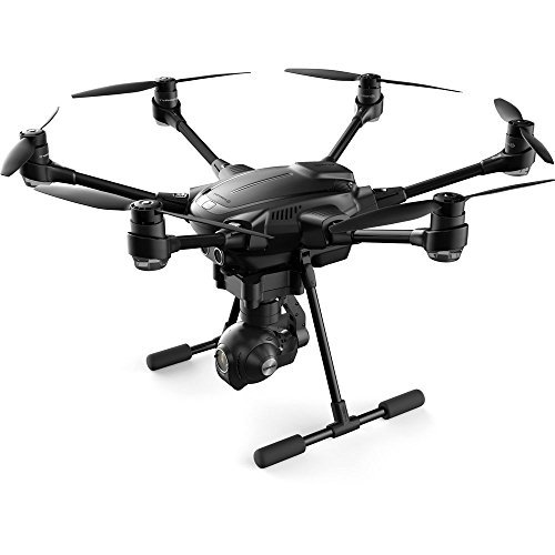 Yuneec TYPHOON Flight Aerial Videography Hexacopter in Color Box Surveillance Video Quad, Black (YUNTYHBUS)