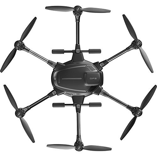 Yuneec TYPHOON Flight Aerial Videography Hexacopter in Color Box Surveillance Video Quad, Black (YUNTYHBUS)