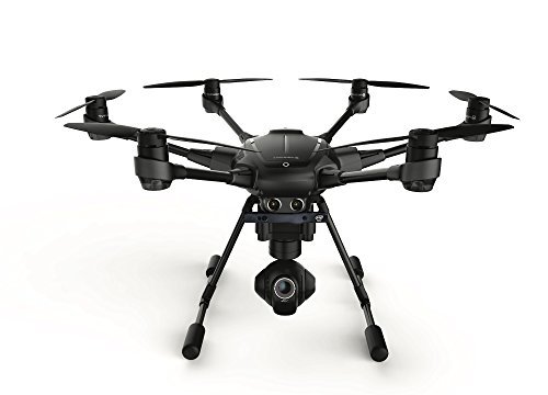 Yuneec Typhoon H PRO Hexacopter with Intel RealSense Collision Avoidance Drone with CGO3+ 4K Camera, ST16, 2 Batteries, Backpack, Wizard Plus Free 64GB Micro SD and Jestik Microfiber Cloth