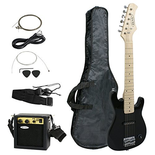 ZENY 30" Kids Electric Guitar with Amp & Much More Guitar Combo Accessory Kit, Black