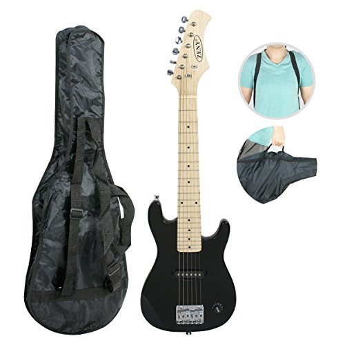 ZENY 30" Kids Electric Guitar with Amp & Much More Guitar Combo Accessory Kit, Black