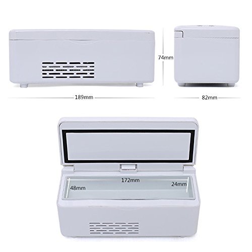 Zinnor 2~8℃ Insulin Cooler Case | Portable Reefer Small Refrigerator | Drug Constant Temperature Refrigerator