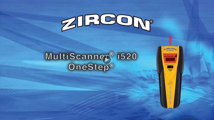 Zircon MultiScanner i520-FFP Center Finding Stud Finder with Metal and Live AC Wire Detection