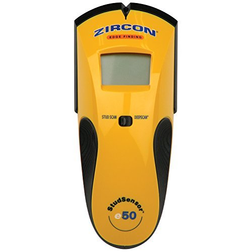 Zircon StudSensor e50-FFP Edge Finding Stud Finder with Live AC WireWarning Detection