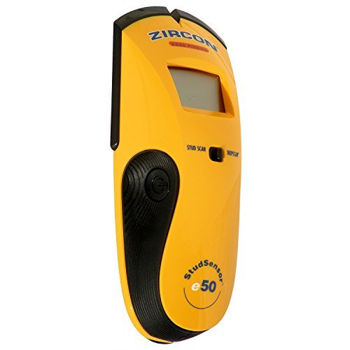 Zircon StudSensor e50-FFP Edge Finding Stud Finder with Live AC WireWarning Detection