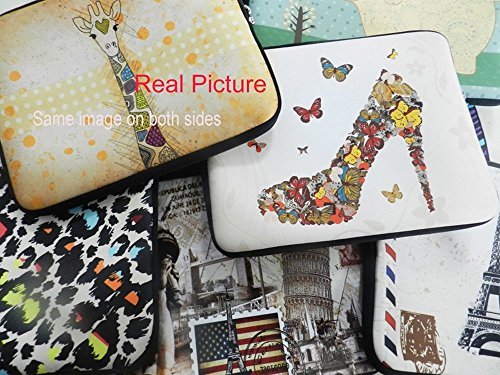 iColor 15" Laptop Sleeve Bag Case 14.5" 15.4" 15.6" inch Soft Neoprene Notebook Protection Sleeve Computer PC Cover Pouch Holder-Owl