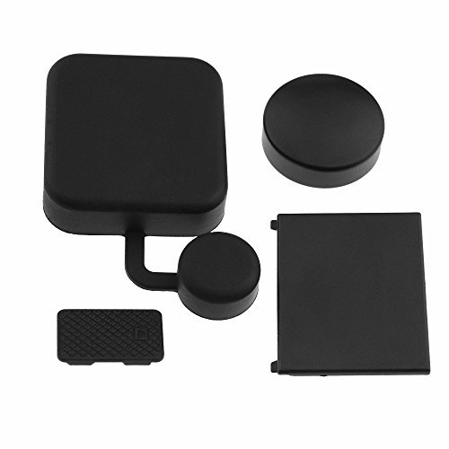 iDaye 4 PCS of Camera Accessories for Gopro Hero 4 / 3+, Including: Camera Lens Cover, Standard Protect Housing Lens Cover, Replacement Battery Door and Replacement Side Door