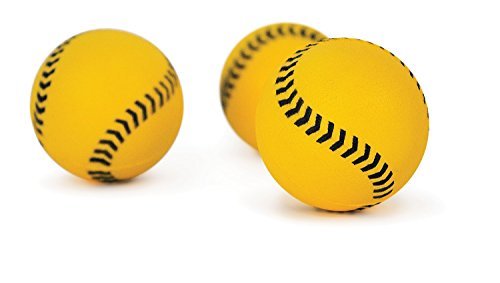 iNextStation Soft Mini Practice Training Baseballs Softballs Yellow 5.i inch - Pack of 12