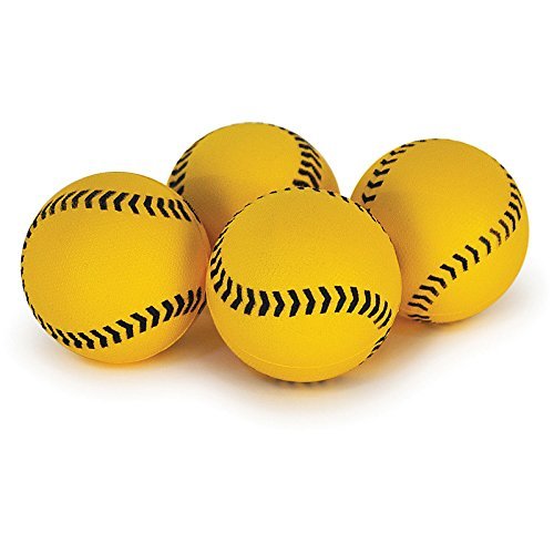 iNextStation Soft Mini Practice Training Baseballs Softballs Yellow 5.i inch - Pack of 12