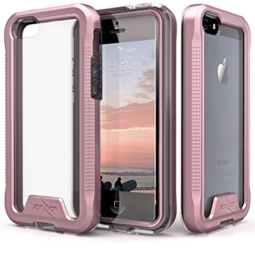 iPhone SE Case, Zizo [ION Series] with FREE [iPhone SE Screen Protector] Transparent Clear [Military Grade Drop Tested] for iPhone SE and iPhone 5s