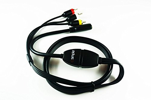 iSimple ISHD01 MediaLinx HDMI To Composite Video/Audio Adapter Cable (Black)