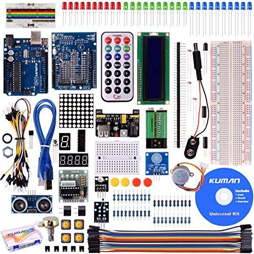 kuman for Arduino Project Complete Starter Kit with Detailed Tutorial and Reliable Components for UNO R3 Mega 2560 Robot Nano breadboard Kits