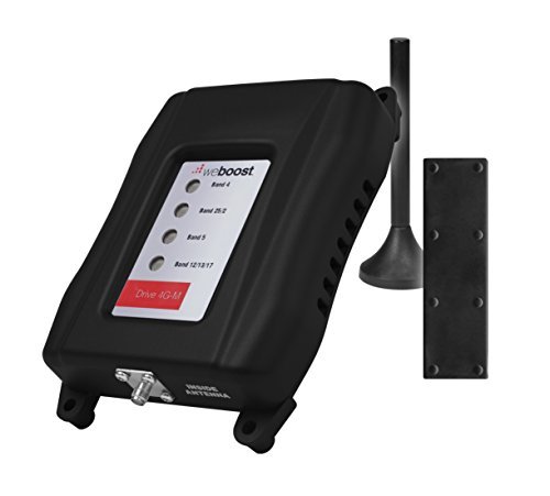 weBoost Drive 4G-M Cell Phone Signal Booster for Car, Truck and RV Use – Enhance Your Signal up to 32x. Can Cover up to 4 Devices.