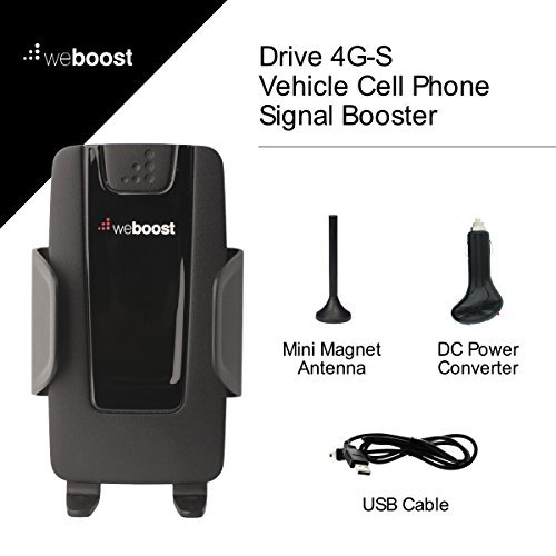 weBoost Drive 4G-S Cell Phone Signal Booster Cradle Mount Holder for Car, Truck and RV Use - Enhance Your Signal up to 32x. For Single Device.