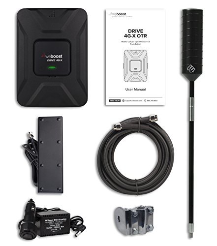 weBoost Drive 4G-X OTR Cell Phone Signal Booster Trucker Kit – Enhance Your Signal up to 32x. Can Cover up to 4 Devices.