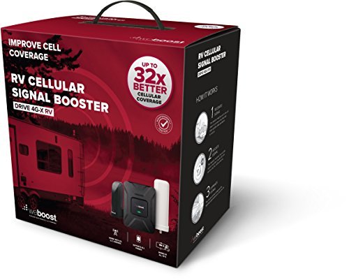 weBoost Drive 4G-X RV Cell Phone Signal Booster for RVs and Mobile Homes - Enhance Your Signal up to 32x. For Multiple Devices and Users