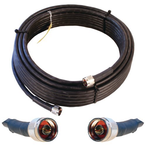 weBoost Ultra Low Loss Coaxial Cable – N-Male to N-Male Connectors – 50 Feet